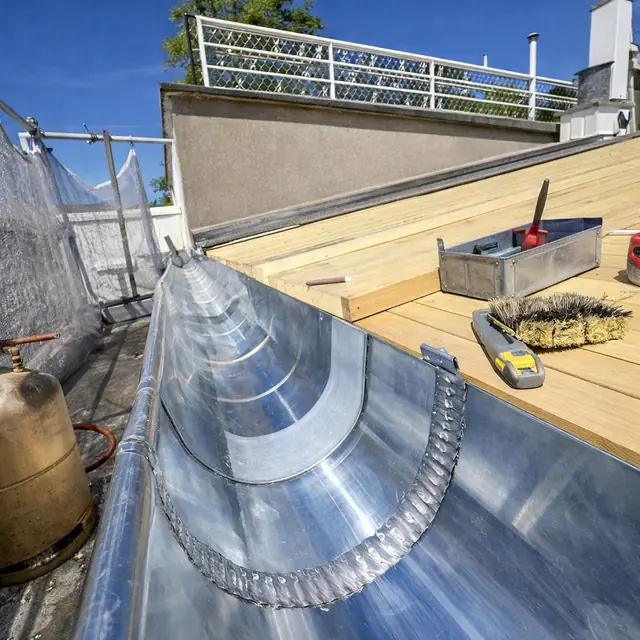 Travaux de zinguerie
